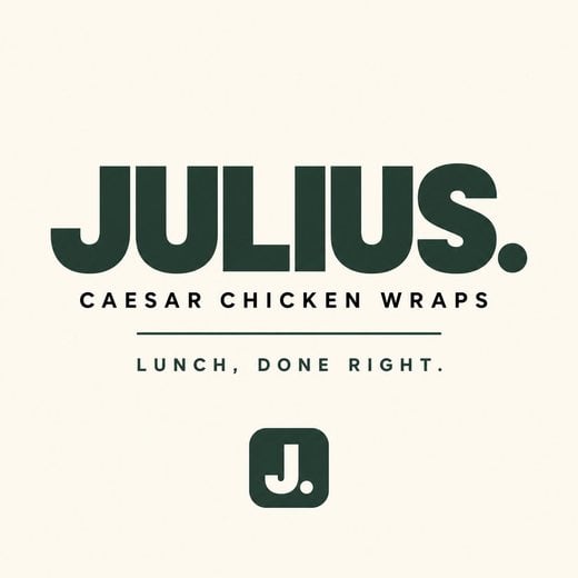 Julius — Caesar chicken wraps